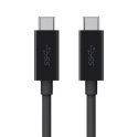 BELKIN MONITOR CABLE USB-C - USB-C, 5GBPS, 2M, CZARNY