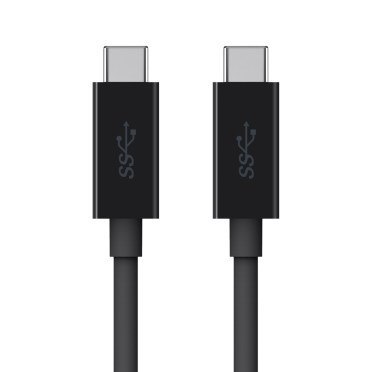 BELKIN MONITOR CABLE USB-C - USB-C, 5GBPS, 2M, CZARNY