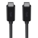 BELKIN MONITOR CABLE USB-C - USB-C, 5GBPS, 2M, CZARNY