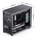 Jonsbo D31 MESH Screen Micro-ATX Gehäuse, Tempered Glass - schwarz