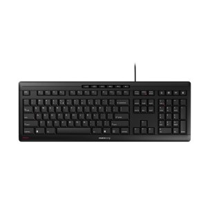 CHERRY STREAM KEYBOARD US/ENGLISH W/EURO SYMBOL BLACK