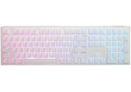 Ducky One 3 Aura Biała Klawiatura Gamingowa, RGB LED - MX-Red