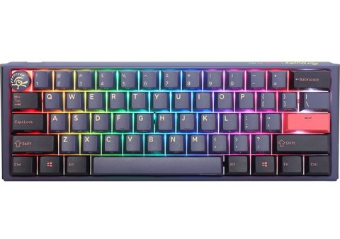 Ducky One 3 Cosmic Blue Mini Klawiatura Gamingowa, RGB LED - MX-Red