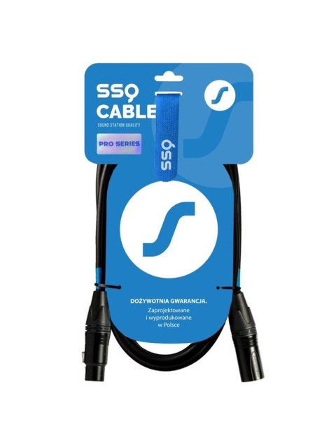 SSQ XX3 PRO - Kabel XLR-XLR 3 metrowy - NEUTRIK