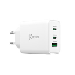 65W GAN USB-C 3-PORT CHARGER/EU WHITE