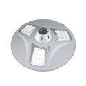 Solarna lampa uliczna / ogrodowa UFO 2000lm z pilotem, LED x48, panel solarny 18.5W