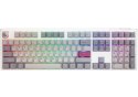 Ducky One 3 Mist Grey Gaming Tastatur, RGB LED - MX-Silent-Red