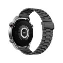 Smartwatch Veltori VT100-1 + Czarny Pasek Silikonowy + Czarny Eko Skóra