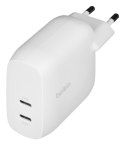 BELKIN ŁADOWARKA 30W 2X USB-C, PD 60W, BIAŁA