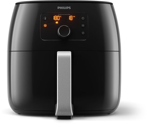 Philips | HD9650/90 | Airfryer XXL Premium | Moc 2225 W | Pojemność 7,3 L | Technologia Rapid Air | Czarny