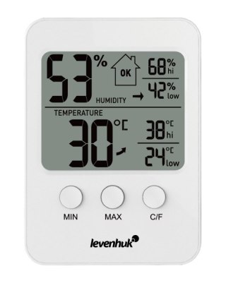 Termohigrometr Levenhuk Wezzer BASE L30, biały