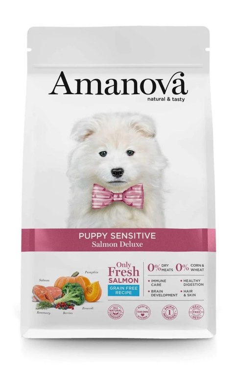 Amanova GF Puppy Sensitive Salmon Deluxe 2kg