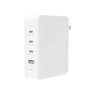 BELKIN ŁADOWARKA 140W 4-PORT GAN, BIAŁA