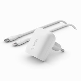 BELKIN ŁADOWARKA 20W USB-C PD PPS 1M C-LTG BIAŁA