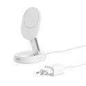 BELKIN ŁADOWARKA MAGNET. QI2 15W SKŁADANA + ZASIL.