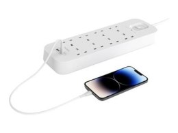 BELKIN LISTWA 8XPORT 2M + 1XUSB-A 1XUSB-C 900J