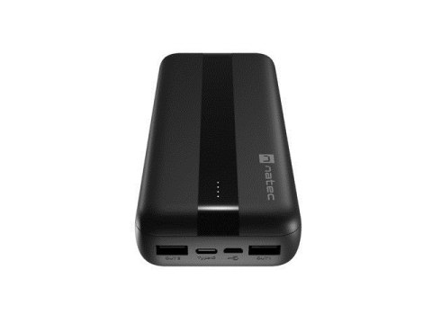 POWERBANK NATEC TREVI 20000MAH 2X USB-A + 1X USB-C CZARNY