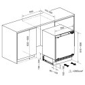 Chłodziarka MPM-116-CJI-17/E biała do zabudowy