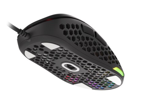 Mysz dla graczy Genesis Xenon 800 lekka 16000 DPI PMW3389 RGB Czarna gamingowa