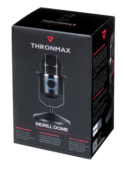 Mikrofon Thronmax Mdrill Dome Jet Black