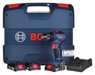 BOSCH WIERTARKO-WKRĘTARKA 18V 50/24Nm 3x2,0Ah BRUSHLESS GSR 18 V-50