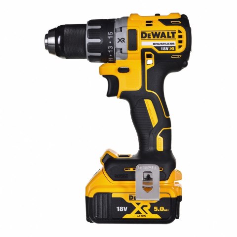 DEWALT WKRĘTARKA 18V DCD791P3A 70/27Nm 3x5,0Ah BL +KOŃCÓWKA KĄTOWY DO BITÓW