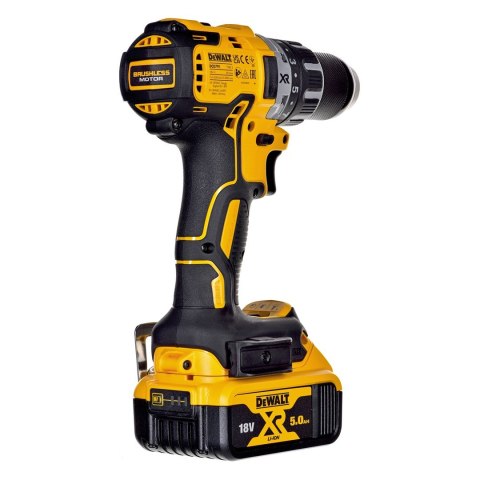 DEWALT WKRĘTARKA 18V DCD791P3A 70/27Nm 3x5,0Ah BL +KOŃCÓWKA KĄTOWY DO BITÓW