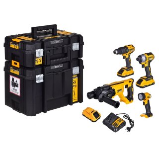 DEWALT.ZESTAW COMBO 18V DCK440L3T (DCD778+DCF787+DCH033+DCL040) 3x3,0Ah TSTAK