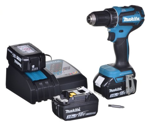 MAKITA.WKRĘTARKA 18V DDF485RF3J 50Nm 3x3,0Ah BLDC MAKPAC