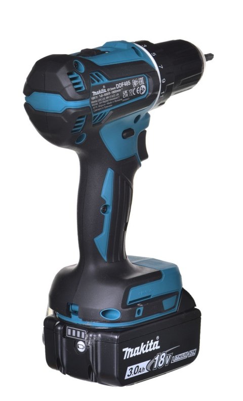 MAKITA.WKRĘTARKA 18V DDF485RF3J 50Nm 3x3,0Ah BLDC MAKPAC