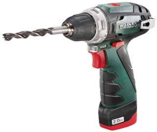 METABO WIERTARKO-WKRĘTARKA 12V 34/17Nm 2x2,0Ah WALIZKA POWERMAXX BS BASIC