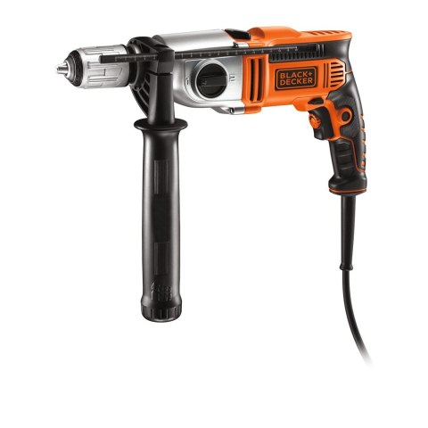 BLACK+DECKER WIERTARKA UDAROWA 910W 2-BIEGOWA WALIZKA KR911K