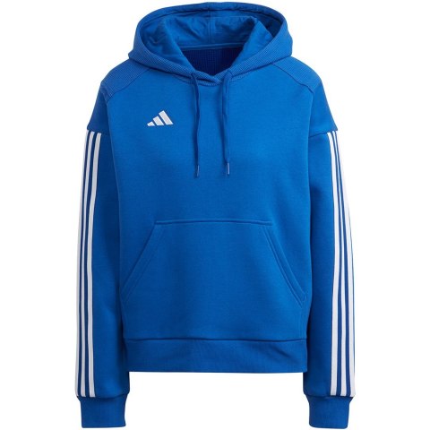 Bluza damska adidas Tiro 23 Competition Cotton Hoodie niebieska IC4617