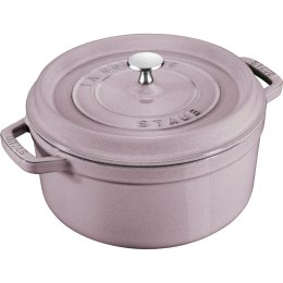 Garnek żeliwny okrągły Staub - 3.8 ltr, Kwiat Wiśni