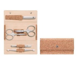 Zestaw do manicure Zwilling Twinox - korkowe etui, 5 elementów