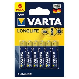 Zestaw baterii alkaliczne VARTA Longlife LR3 AAA (x 6)