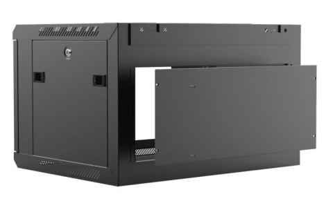 CAYMON SZAFA RACK 19" 6 UNITS - 450MM (D), ZDEJMOWANA TYLNA ŚCIANKA, CZARNA