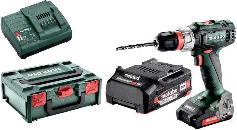 METABO WIERTARKO-WKRĘTARKA 18V 50/25Nm 2x2,0Ah BS 18 L QUICK +BITY 63041900050