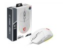 MOUSE USB OPTICAL GAMING/CLUTCH GM11 WHITE MSI