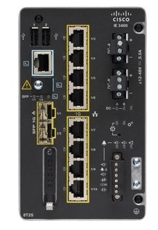 Catalyst IE3400 with 8 GE Copper and 2 GE SFP, Modular, NE