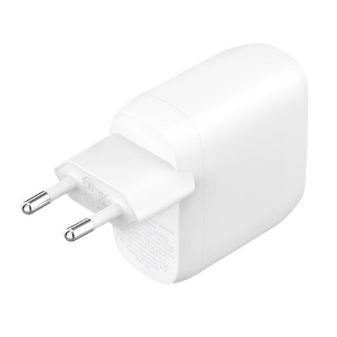 60W DUAL USB-C CHARGER WITH/POWER DELIVER WHITE