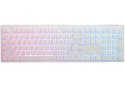 Ducky One 3 Aura Biała Klawiatura Gamingowa, RGB LED - MX-Blue