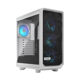 Fractal Design Meshify 2 Kompaktowy RGB Biały TG Przezroczysty, Mid-Tower, Zasilacz w zestawie Nie