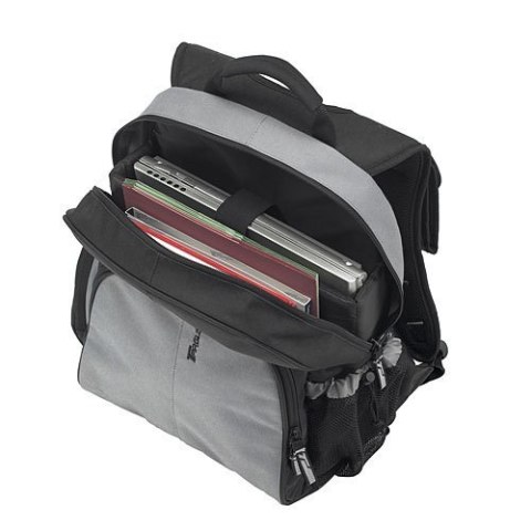 NOTEBOOK BACKPACK ESSENTIAL/BLACK + GREY NYLON