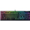 Mechaniczna klawiatura do gier Razer BlackWidow V4 X, zielony przełącznik, układ amerykański, przewodowy, czarny Razer