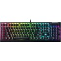 Mechaniczna klawiatura do gier Razer BlackWidow V4 X, zielony przełącznik, układ nordycki, przewodowy, czarny Razer