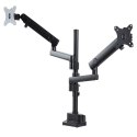 DESK MOUNT DUAL MONITOR ARM/.