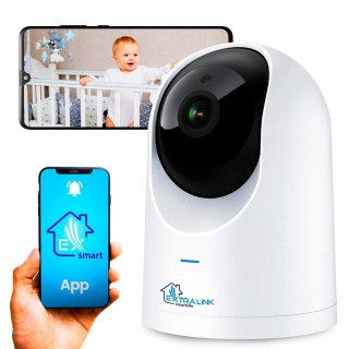 Extralink Smart Life HomeEye, Kamera IP, PTZ, Wi-Fi, 2.5K, 4MP, Niania