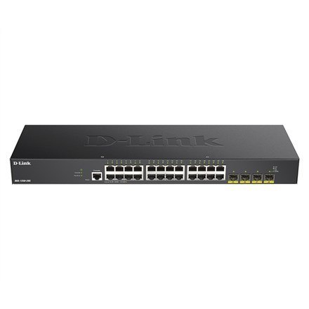 D-Link DGS-1250-28X/E 24-port Gigabit Smart Managed Switch with 4x 10G SFP+ ports