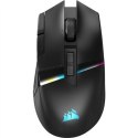 Korsarz | Mysz do gier | Bezprzewodowa mysz do gier | DARKSTAR RGB MMO | Mysz do gier | 2,4 GHz, Bluetooth, USB 2.0 | Czarny